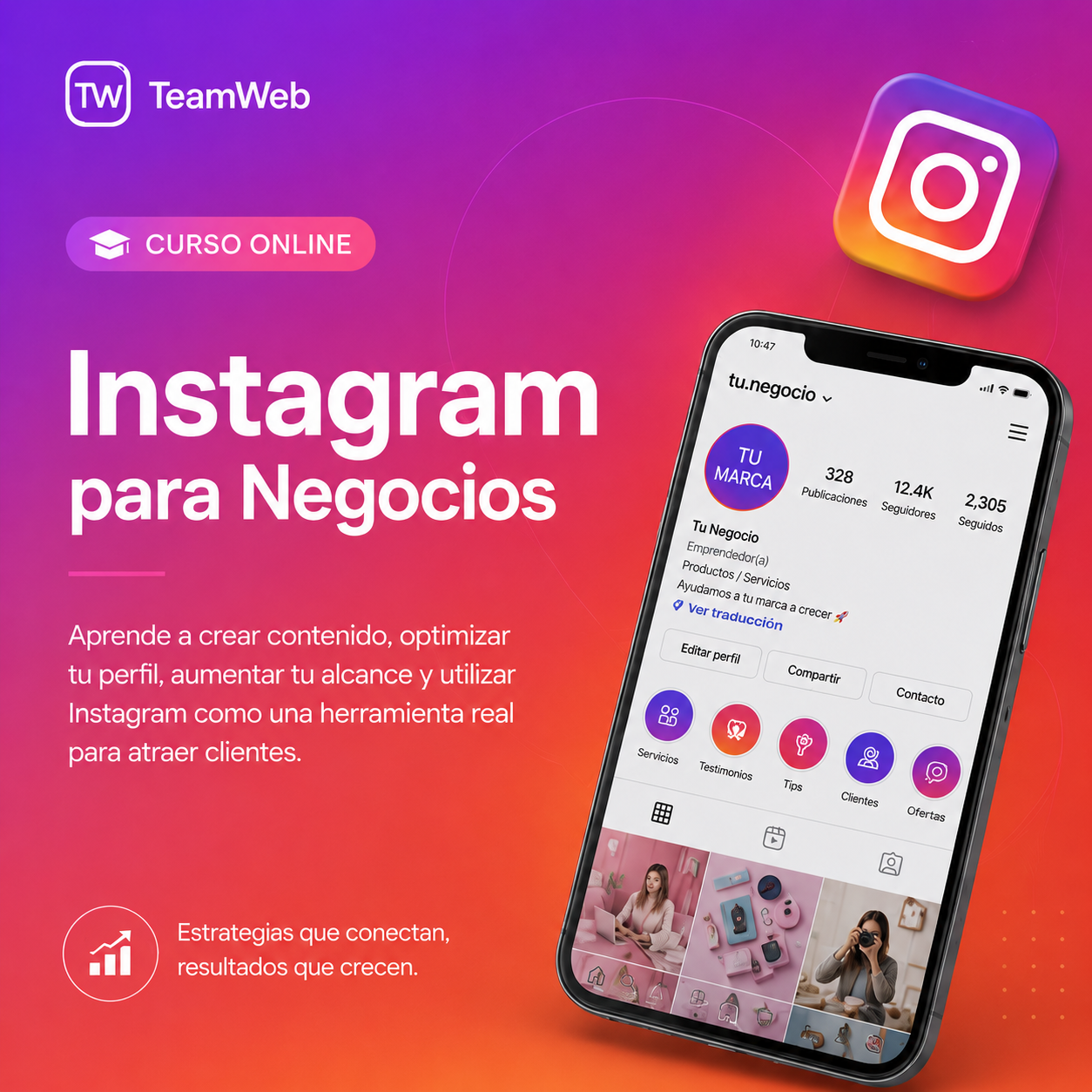 Curso Instagram para Negocios | Grupo B